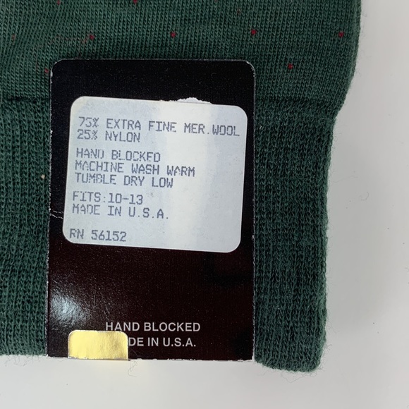 Vintage Deadstock - Countess Mara - Meriwool Dress Socks- NWT - Picture 2 of 4